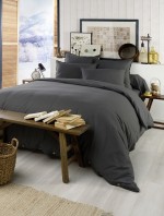 Housse de couette flanelle 200 x 200 cm Candice Orage