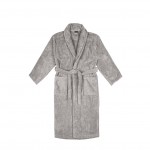 Peignoir en coton L - XL Lilas taupe