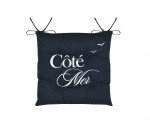 Galette de chaise marine 38x38 cm C�t� Mer