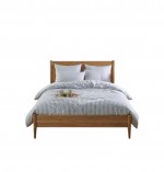 Housse couette + taies Rayure 220 x 240 cm bleu