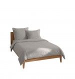 Parure de lit 260 x 240 cm Cocon taupe