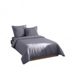 Parure de lit 240 x 220 cm Cocon ardoise