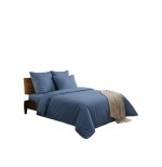 Parure de lit 260 x 240 cm Cocon bleu