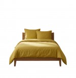 Parure de lit 240 x 220 cm Cocon moutarde