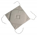 Galette de chaise 4 rabats 40 x 40 cm Nelsen lin