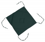 Galette de chaise 4 rabats 40 x 40 cm Nelsen emeraude