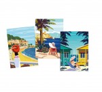 Lot de 3 Torchons Pin up