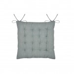 Assise de chaise matelass�e en coton 38 x 38 cm Pop colors sauge