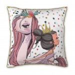 Coussin Licorne pegase 40 cm