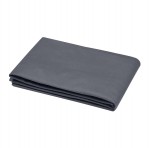 Drap plat Edens 240 x 300 cm  ardoise  100% coton doux et respirant