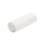 Drap housse 90 x 190 cm Ardoise Ivoire