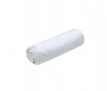 Drap housse percale de coton 160 x 200 cm blanc