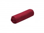 Drap housse percale de coton 90 x 190 cm Rouge