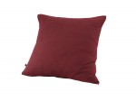 Taie d'oreiller Double Gaze Coton Gaia 80 x 80 cm Bordeaux