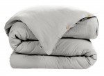 Housse de couette Double Gaze Coton 200 x 200 cm Gaia Nuage