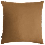 Taie d'oreiller Double Gaze Coton Gaia 60 x 60 cm Camel