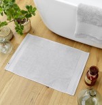 Tapis de bain coton Garance Nuage