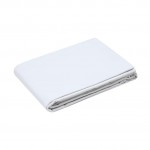 Housse de couette en percale de coton uni 240 x 220 cm Elyse blanc