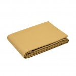 Housse de couette en percale de coton uni 260 x 240 cm Elyse moutarde