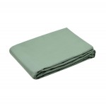Housse de couette en percale de coton uni 140 x 200 cm Elyse vert