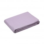 Housse de couette en percale de coton uni 140 x 200 cm Elyse violet