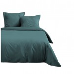 Housse de couette en coton 200 x 200 cm uni Edenne eucalyptus