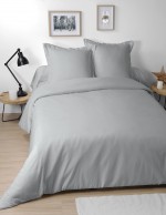 Housse de couette coton uni Alice