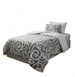 Parure de lit 140 x 200 cm Graphique pinto