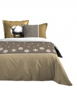 Housse couette + 2 taies 220 x 240 cm Cerf estrella