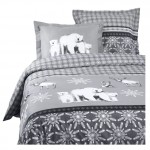 Parure de lit 220 x 240 cm Aigueblanche gris