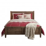 Parure de lit 240 x 260 cm Coeur de montagne mondane rouge