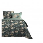 Parure de lit 240 x 260 cm Bouquet de roses vert