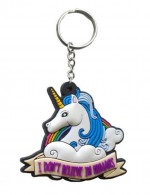 Porte-clefs Licorne Bleue