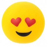 Lampe ou Veilleuse Emoji Yeux en Coeur LED