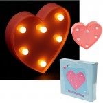 Lampe ou Veilleuse Coeur LED