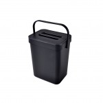 Poubelle compost de cuisine 3L accrochable 16 x 12 x 20 cm anthracite