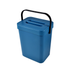 Poubelle compost de cuisine accrochable 5L bleu
