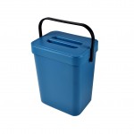 Poubelle compost de cuisine accrochable 5L bleu