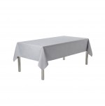 Nappe en polyester Essentiel 145 x 200 cm gris souris