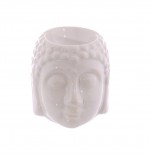 Brule parfum tete bouddha blanc