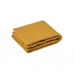 Plaid Polaire Carlton Uni 125 x 150 cm moutarde