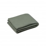 Plaid Polaire Carlton Uni 125 x 150 cm sauge