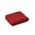 Plaid Polaire Carlton Uni 125 x 150 cm rouge