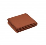 Plaid Polaire Carlton Uni 125 x 150 cm marron