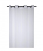 Voilage uni 135 x 260 cm Mona blanc