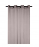 Voilage uni 135 x 260 cm Mona taupe