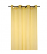 Voilage uni 135 x 260 cm Mona jaune