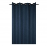 Rideau � oeillets 135 x 250 cm Ari�ge Bleu marine