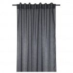 Voilage galon fronceur 140 x 260 cm Derbie anthracite