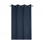 Rideau en gaze de coton 140 x 260 cm Pop colors bleu marine
